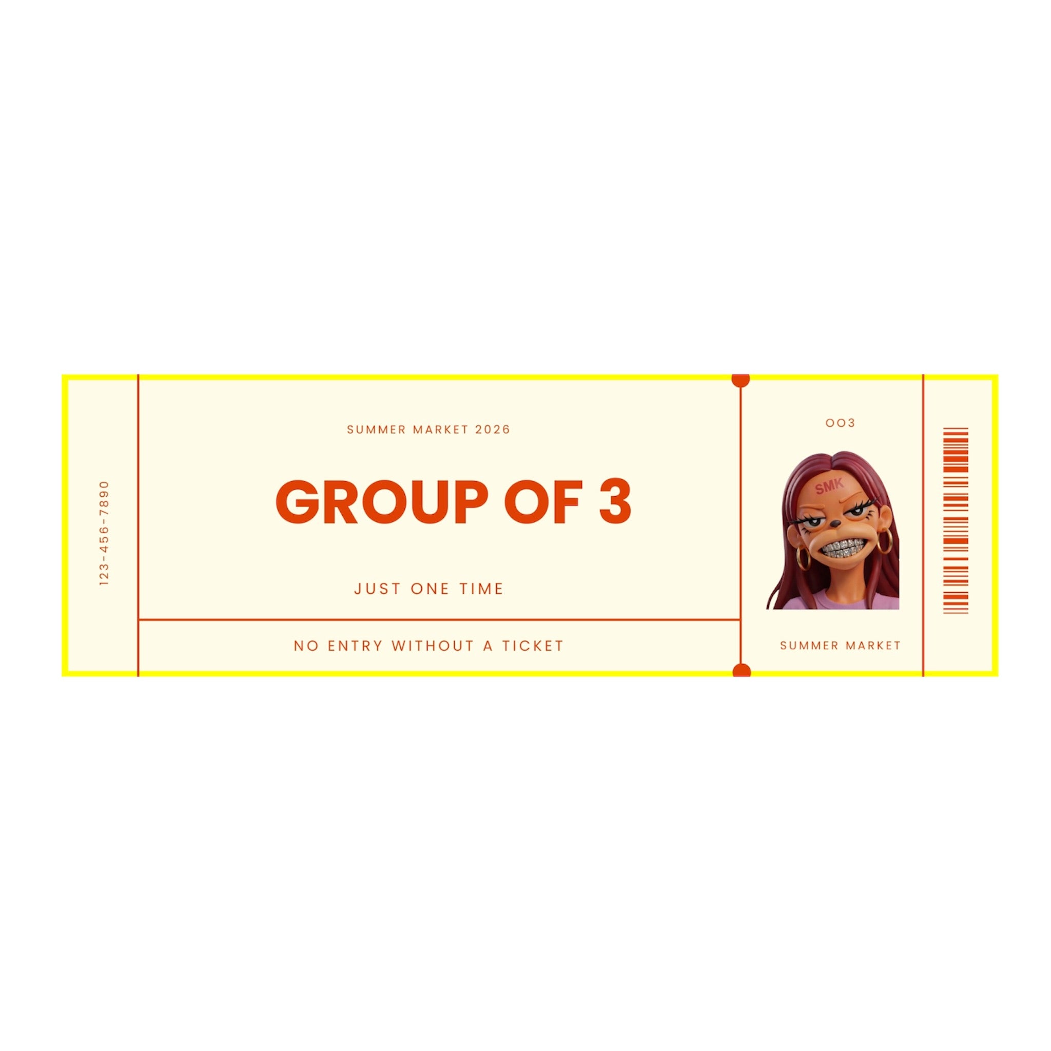 Smk Group of 3 Pass